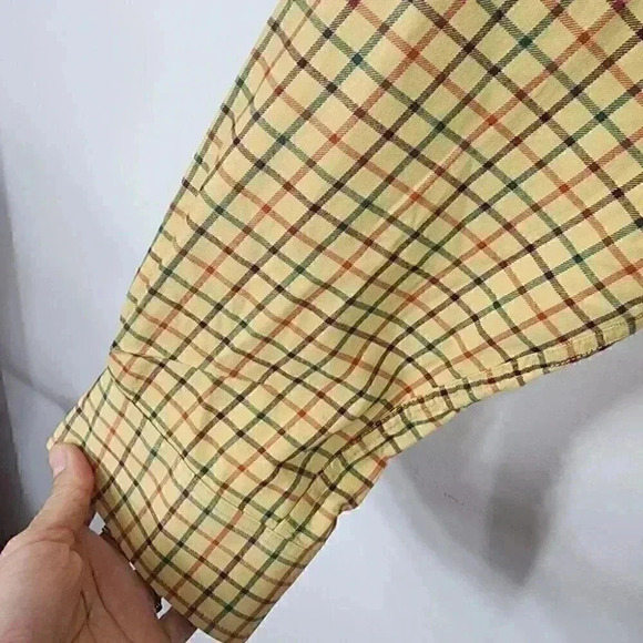 Eddie Bauer Checkered  Button Down shirt Casual Men's L Tall - Picture 3 of 8